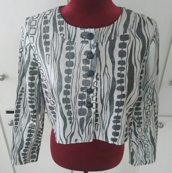 WD.NY Print Blazer - Picture 2 of 6